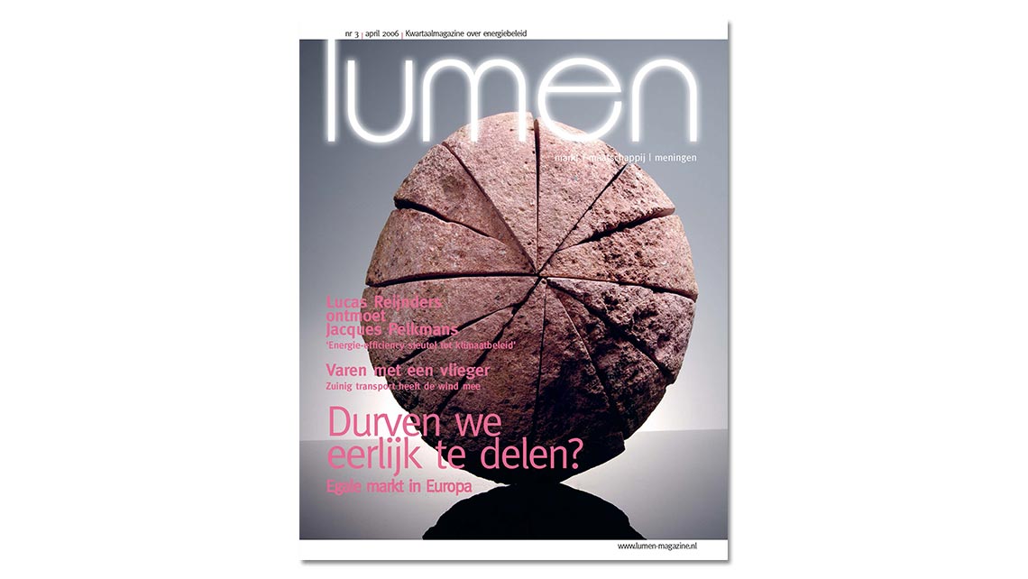 Lumen Magazine sharing energy in EU cover