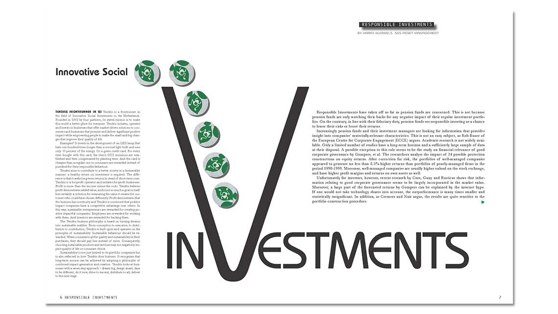 issue 3: article social investments