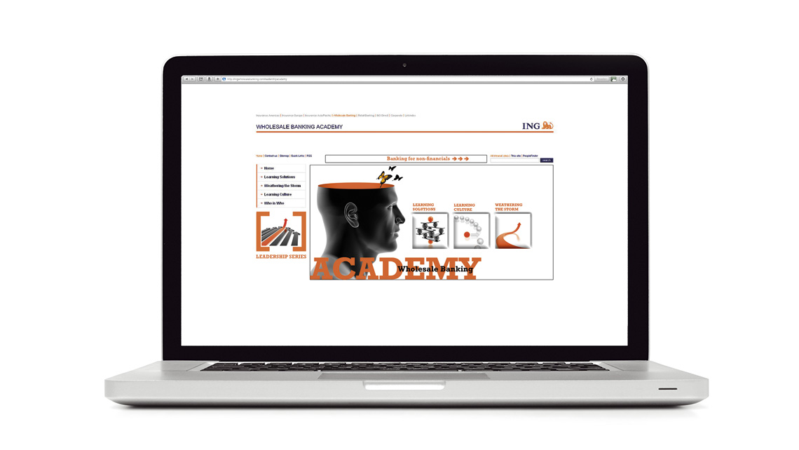 ING HR leadership campaign website